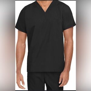 Men's Black Scrub Top